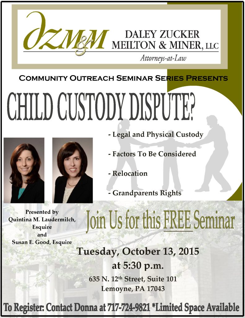 Child Custody Dispute Seminar